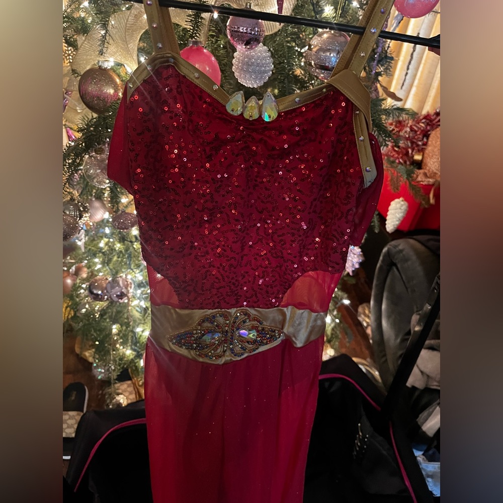 Competition dance costume